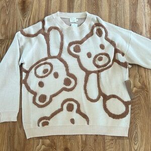 dry goods teddy bear sweater